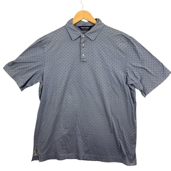 Polo Ralph Lauren Other - Polo Golf Ralph Lauren Men’s Polo Shirt Blue Geometric Print Size L